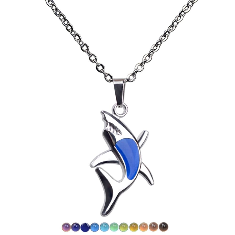 Shark tooth mood on sale necklace