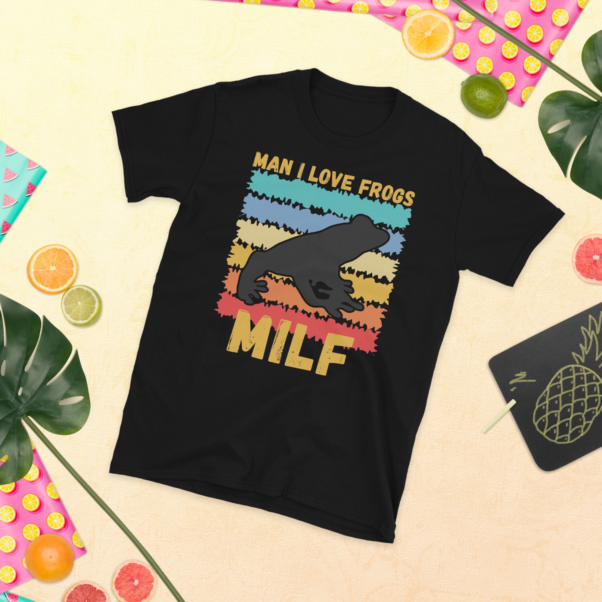 MILF Man I Love Frogs Shirt, Vintage Funny MILF T-Shirt, Funny Saying