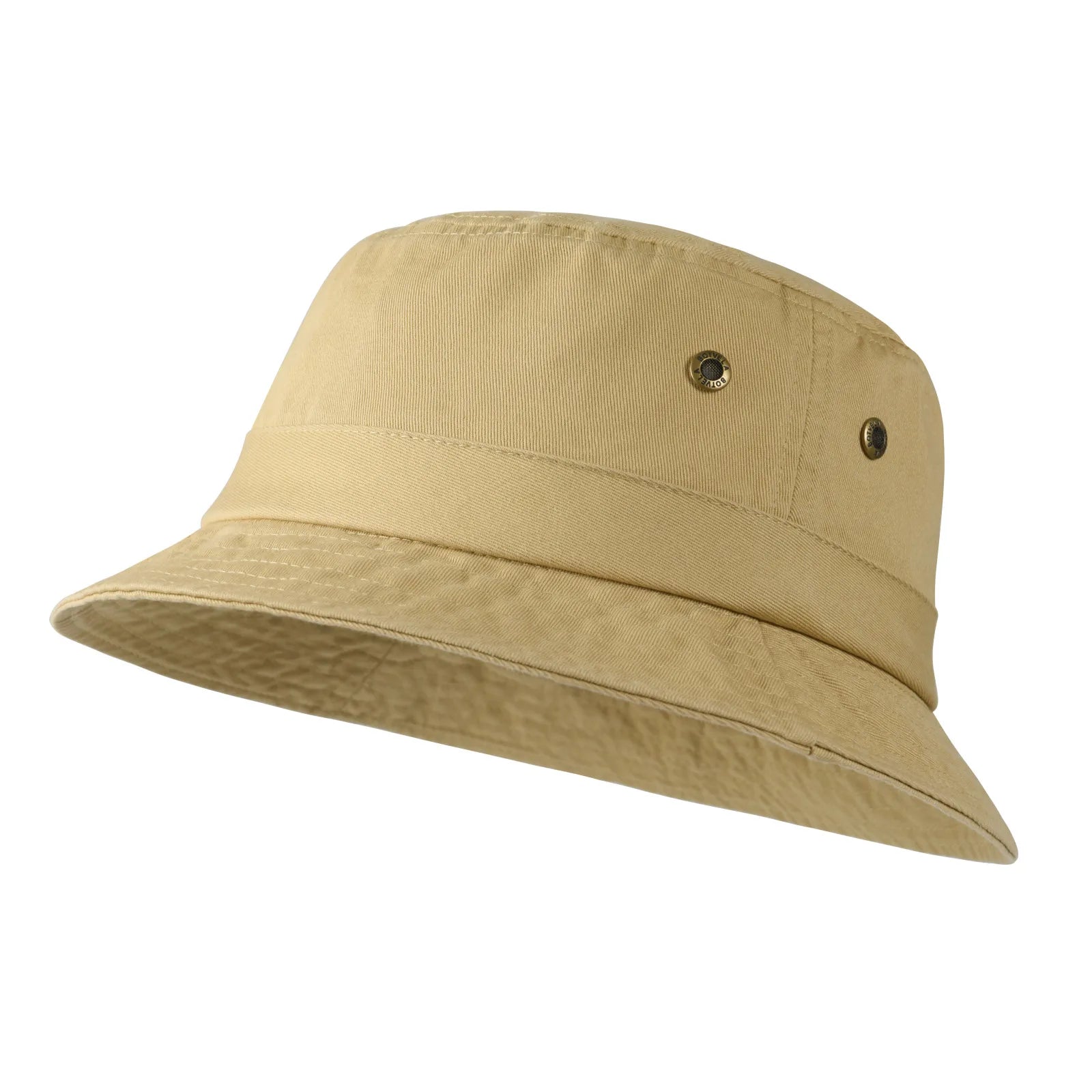 BOTVELA Cotton Twill Bucket Hats Unisex Short Brim Outdoor Summer Casual Cap Panama Hat for Beach Hiking Breathable Sun Hat