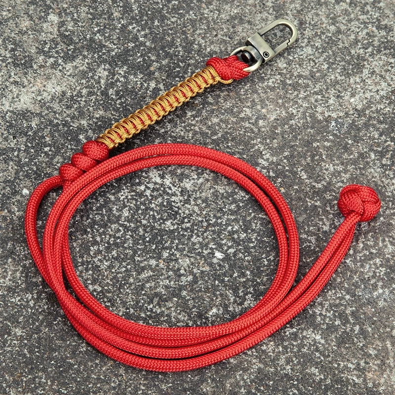 Outdoor Rock Climbing Metal Clip Hanging Neck Jawbone Knot Lanyard For iPhone Camera USB Holder ID Pass Card Name Badge Holder