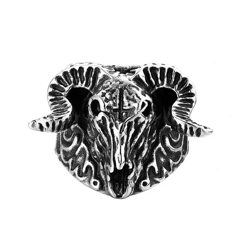 Personality Animal Dragon Elephant Lion Tiger Wolf Rings for Men Stainless Steel Cool Biker Ring Fashion Jewelry Accessories