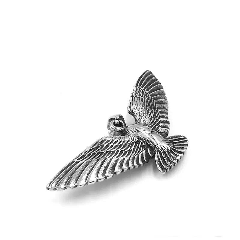 Blue Stone Eagle Pendant Stainless Steel Jewelry Fashion Anima Eagle Biker Mens Pendant Wholesale SWP0573A