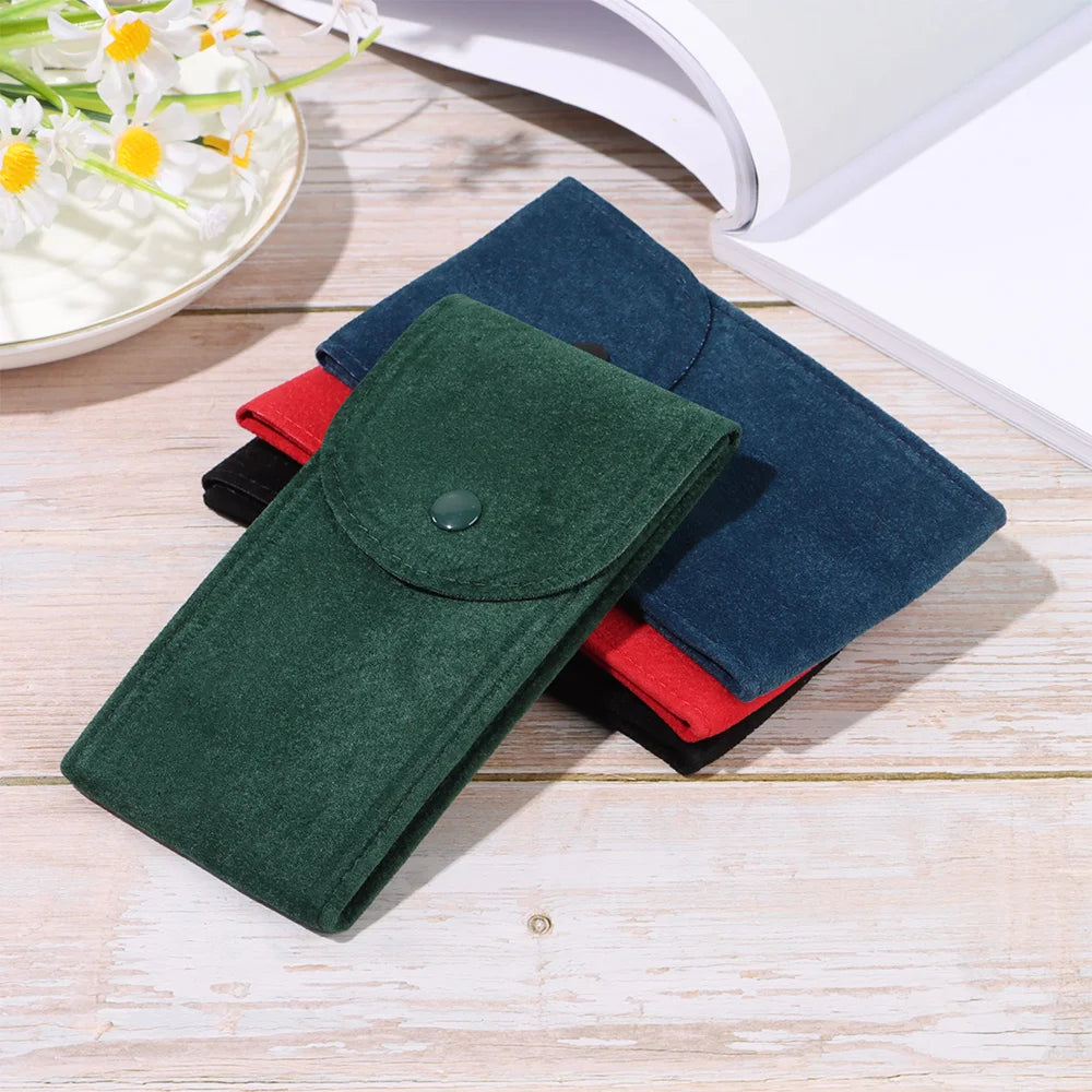 Portable Flannelette Watch Pouch Storage Bag Single Watch Travel Organizer Display Pouch Gift Bag Watch Dust Protection Case