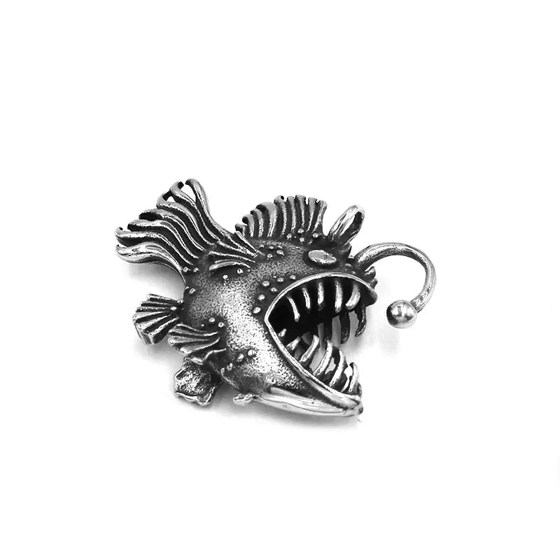 Fashion Koi Fish Pendant Stainless Steel Jewelry Ocean Whale Dolphin Goldfish Shark Octopus Lantern Fish Mens Pendant SWP0577A