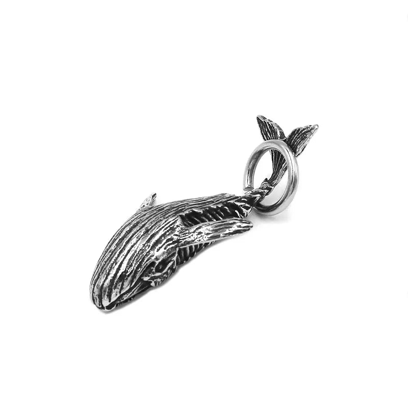 Fashion Koi Fish Pendant Stainless Steel Ocean Whale Goldfish Shark Octopus Lantern Fish Dolphin Jewelry SWP0577