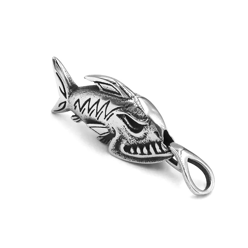 Fashion Koi Fish Pendant Stainless Steel Ocean Whale Goldfish Shark Octopus Lantern Fish Dolphin Jewelry SWP0577