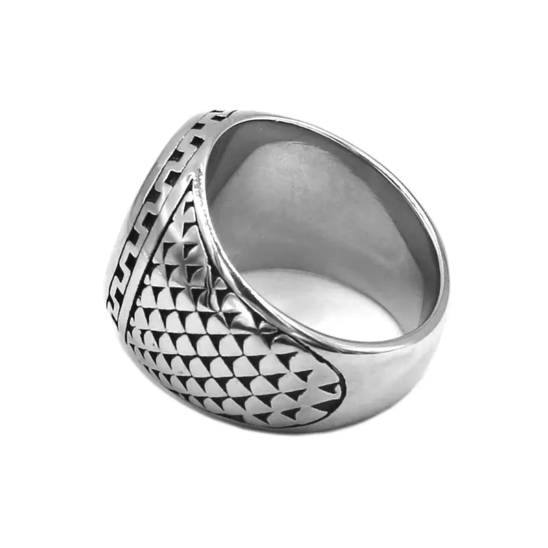 Classic Cross Ring Stainless Steel Jewelry Punk Praying Cross Biker Ring for Men Wholesale SWR0994A