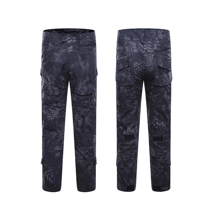 Military Pants Army Camouflage Tactical Pants High Quality Multi Pocket Cargo Pant Men Clothing Printball Trousers TFG3