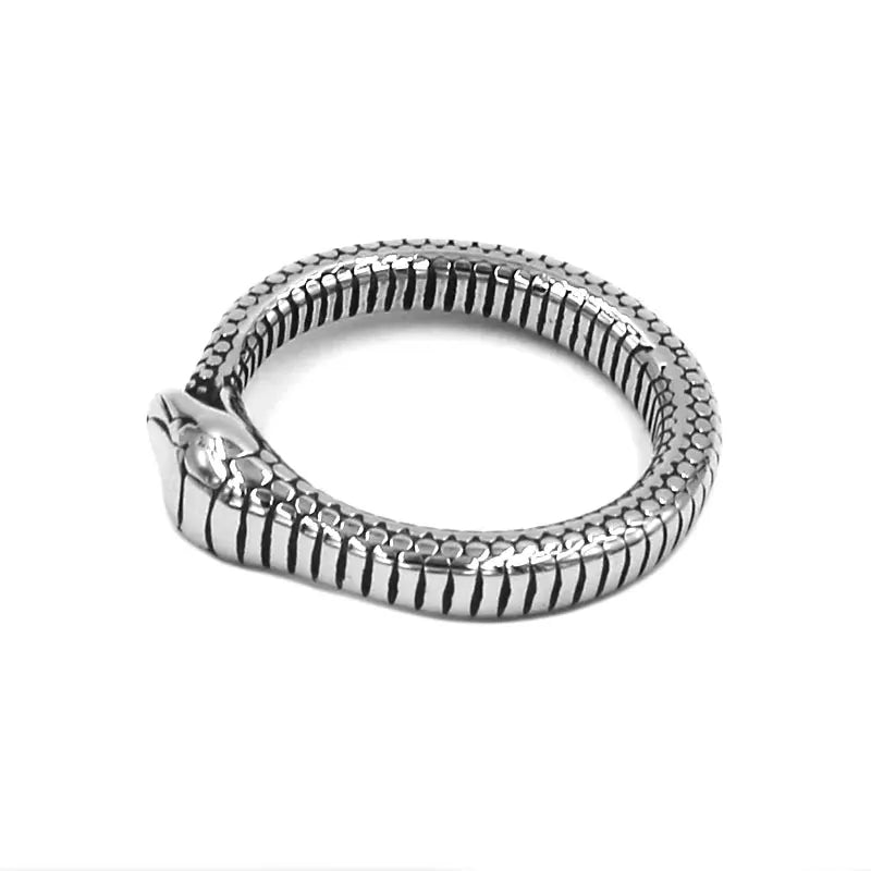 Fashion exquisite snake Ring Stainless Steel Jewelry Biker Animal Gift For Mens Women Girls Wholesale SWR0916