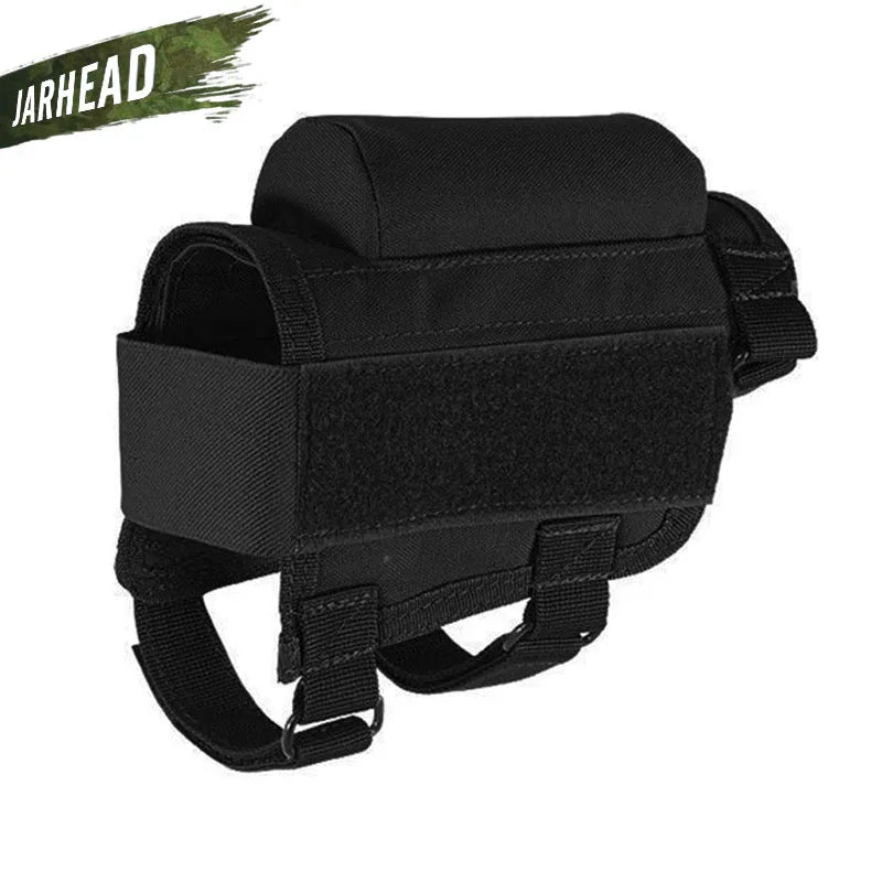 Tactical Hunting Rifle Cheek Rest Buttstock Gun for Bullets Stock Ammo Shell Magazine Molle Pouch