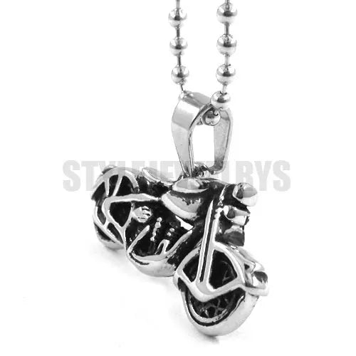 Fashion Motorcycle Pendant Stainless Steel Classic Motor Biker Men Jewelry For Men SWP0189