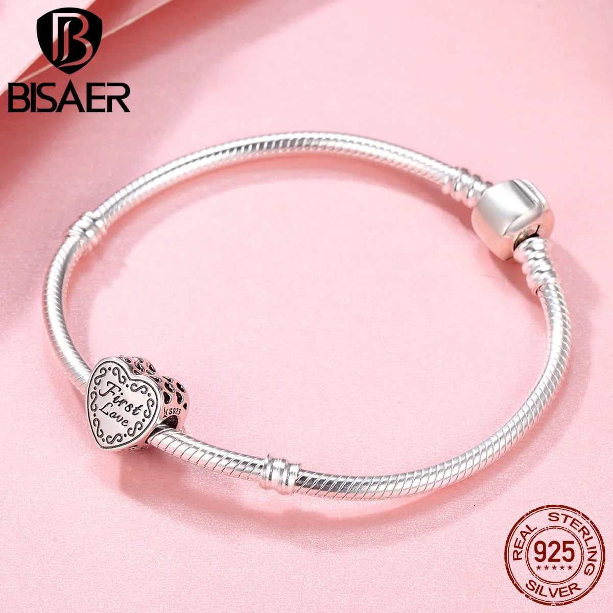 100% 925 Sterling Silver Red Love Heart, First Love Arrow Beads Charm Fit Women Bracelet Charms Silver 925 Original Fine Jewelry