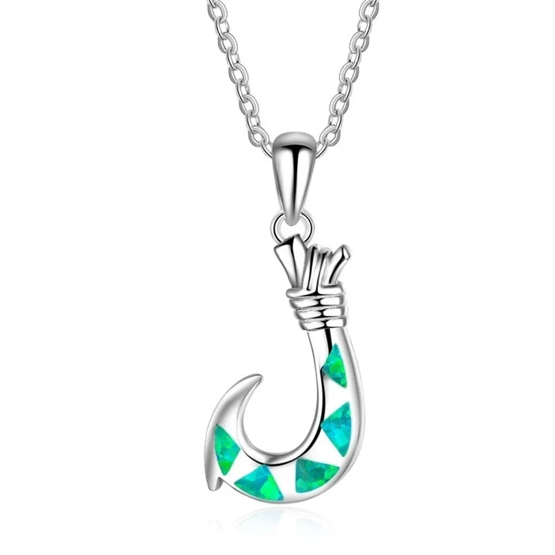 Women's Fish Hook Necklace