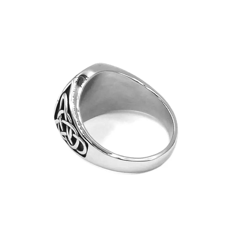 Fashion Viking Tree of Life Ring Stainless Steel Celtics Knot Wedding Amulet Jewelry Gift For Men Women SWR0985A