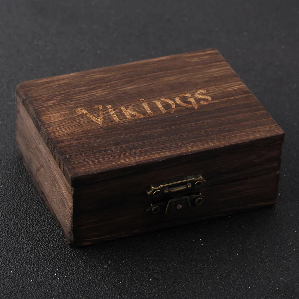 Creative Souvenir Gold Plated Viking Coin Collectible Great Gift Bit Coin Art Collection Gold Commemorative Coin with wooden box