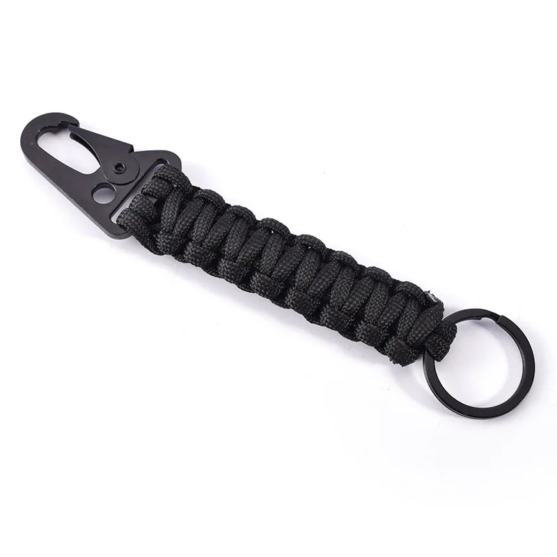 MKENDN Carabiner Umbrella Rope Keychain Outdoor Camping Climbing Tactical Survival Tool Eagle beak Snap Clip Lock Buckle Hook