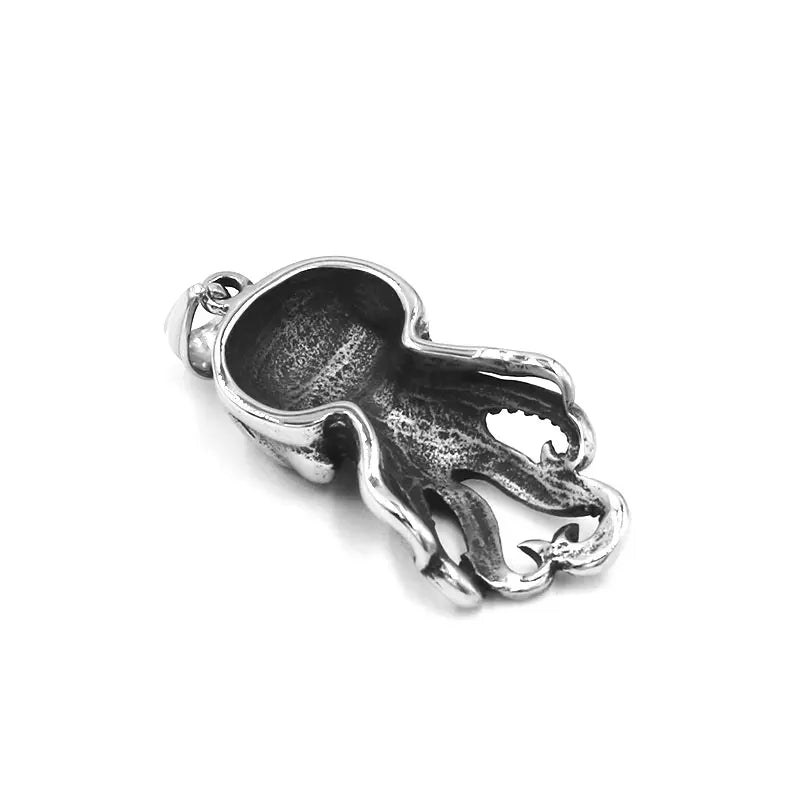 Fashion Octopus Pendant Stainless Steel Jewelry Animal Biker Mens Women Gift SWP0574A