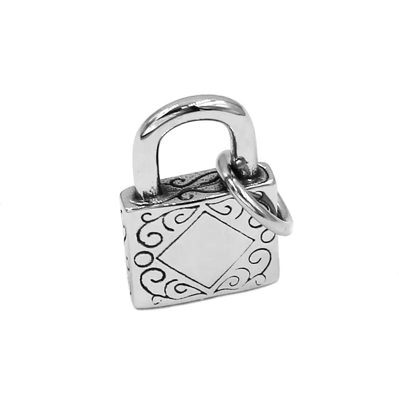 Norse Viking Lock Pendant Stainless Steel Jewelry Fashion Celtic Knot Lock Biker Men Pendant Gift Wholesale SWP0609A