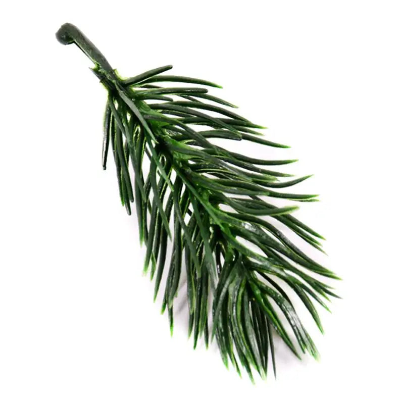 100Pcs Christmas Tree Ornament Mini Artificial Pine Needles Garland Pine Pick Party Supplies For Christmas Simulation Plants