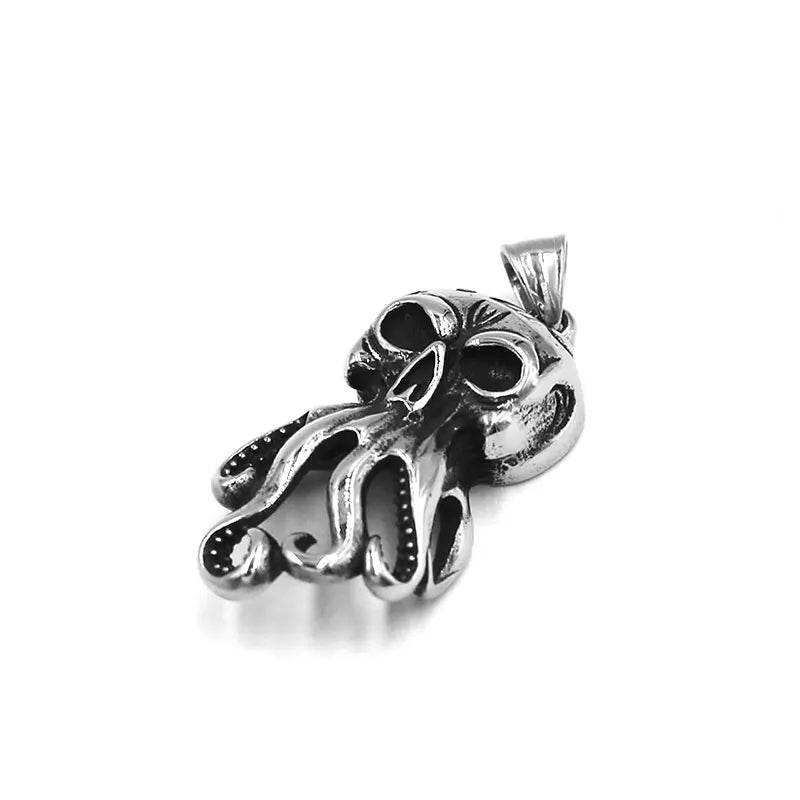 Fashion Octopus Pendant Stainless Steel Jewelry Animal Biker Mens Women Gift SWP0574A