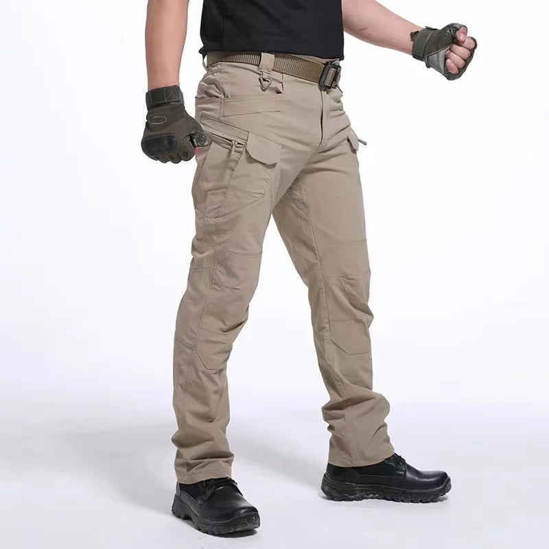 Men's Tactical Cargo Pants Classic Outdoor Hiking Trekking Men Tactical Joggers Pants Military Multi Pocket Trousers