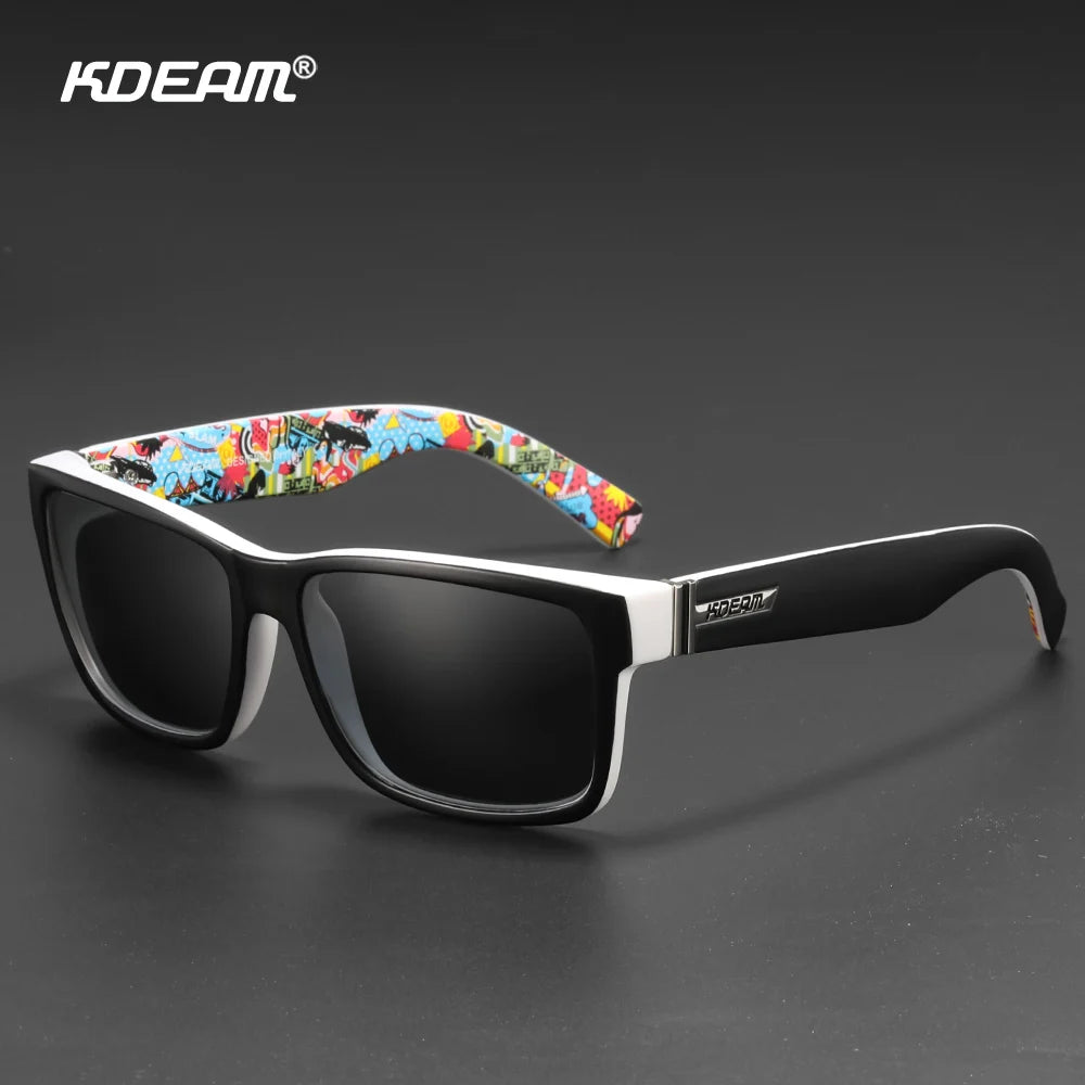 KDEAM Revamp Of Sport Men Sunglasses Polarized Shockingly Colors Sun Glasses Outdoor Driving Photochromic Sunglass With Box - Madeinsea©