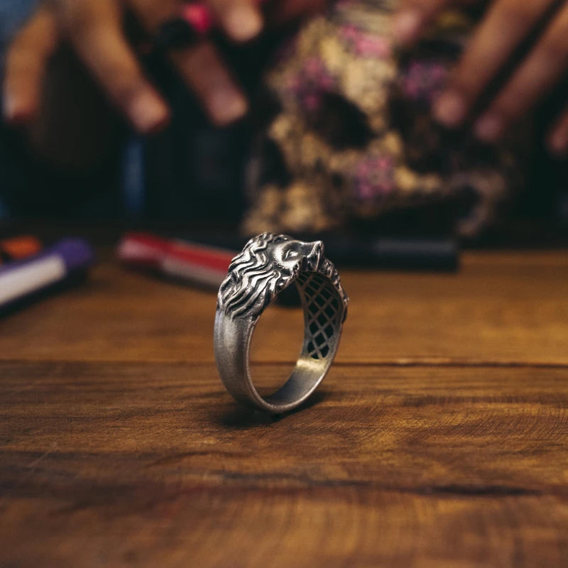 Anillo de cabeza de Jesús con creencias religiosas de latón vintage para hombres y mujeres, anillos de dedo de cobre puro retro 2023, joyería de moda, regalo