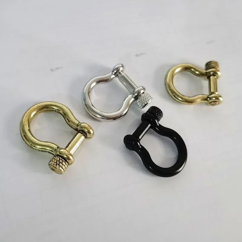 Wholesale Bow Shackle Outdoor Survival Buckle Horseshoe Buckle  Connection Fastener DIY Jewelry Making