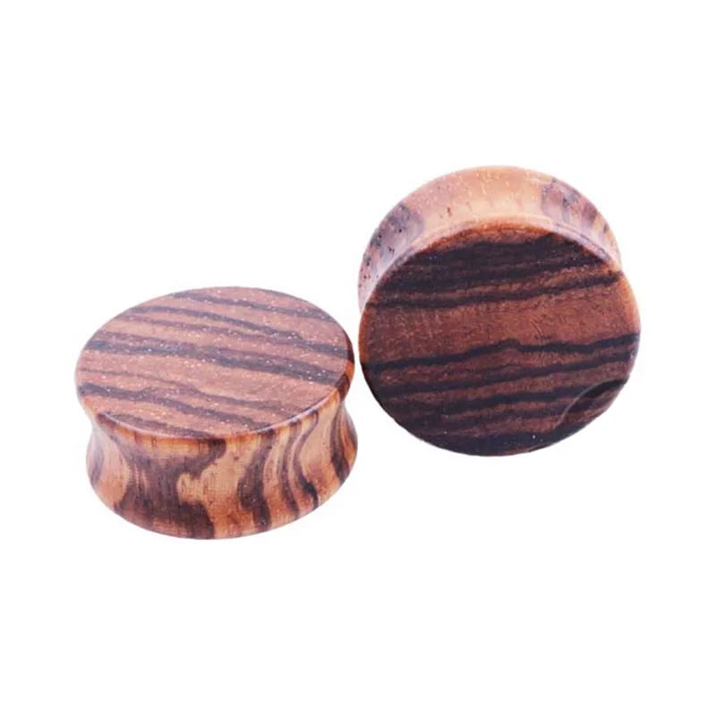 2pcs Ear Gauges Wood Ear Tunnels Plugs Piercing Jewelry Ear Piercing Stretchers Expander Plugs and Tunnels 8-25mm