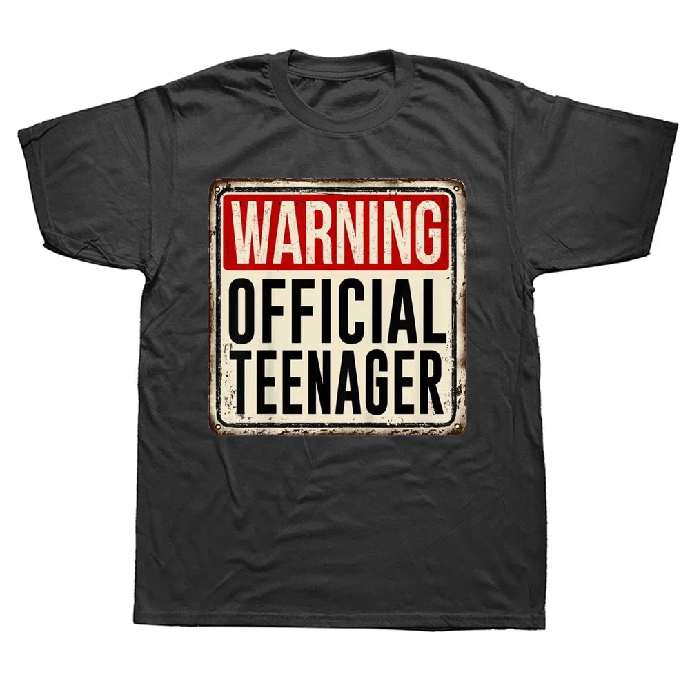 Official Teenager 13th Birthday Gift 13 Year Old Boys Girls T Shirts Graphic Cotton Streetwear Short Sleeve Summer Style T-shirt