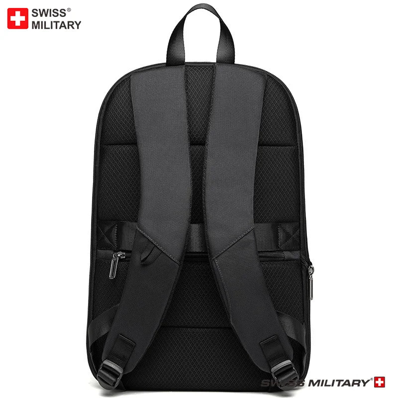 SWISS MILITARY 15.6 Inch Fashion Business Backpack School waterproof USB Large Capacity Bag mochilas BackPack Bag