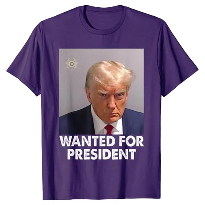 Wanted Donald Trump for President 2024 Election Trump Mug Shot T-Shirt Never Surrender Pro Trump Save American Support Fans Tees