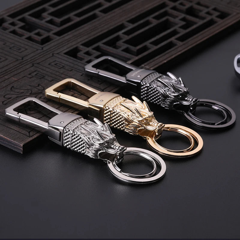 Luxury Keychains Men Women Car Key Chain for Key Ring Holder Jewelry Genuine Leather Rope Bag Pendant Custom Engraving Best Gift