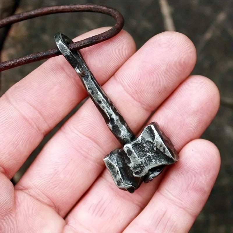 Fashionable And Exquisite New Vintage Viking Heavy Thor Hammer Pendant Necklace For Personalized Men'S Punk Jewelry Gift Wholesa