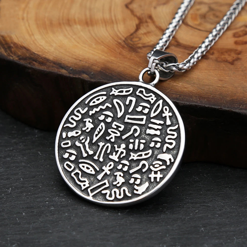 Vintage Mythology God Anubis Pendant Necklace For Men Women 316L Stainless Steel Egyptian Pharaoh Amulet Jewelry Gifts Wholesale