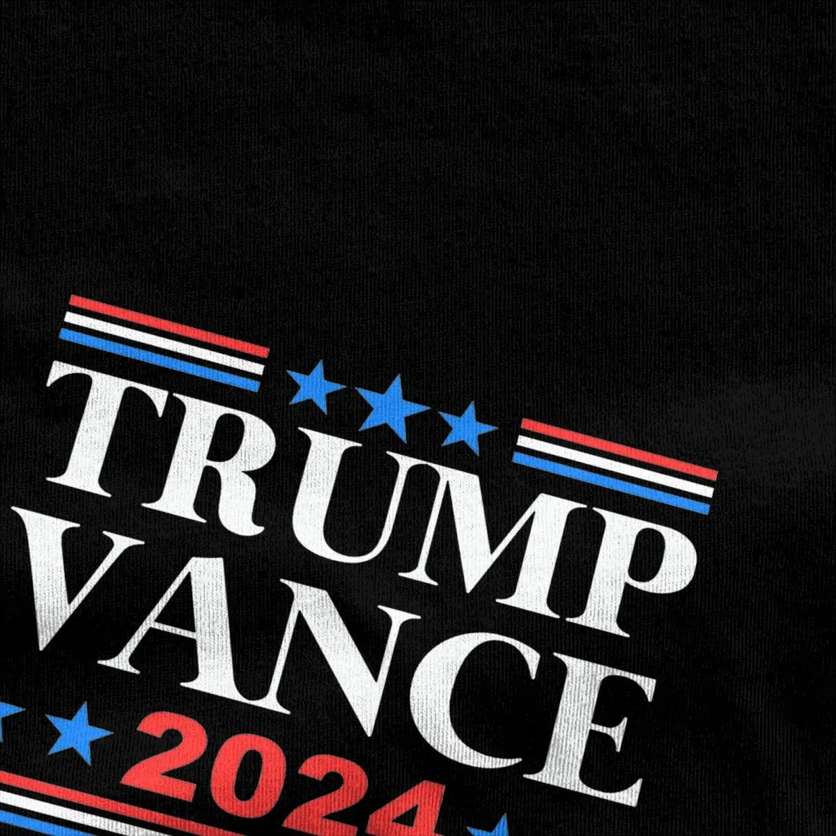 Männer MAGA Trump Vance 2024 T Shirts Reine Baumwolle Kleidung Humor Kurzarm O Neck Tee Shirt Geschenk Idee T-Shirts