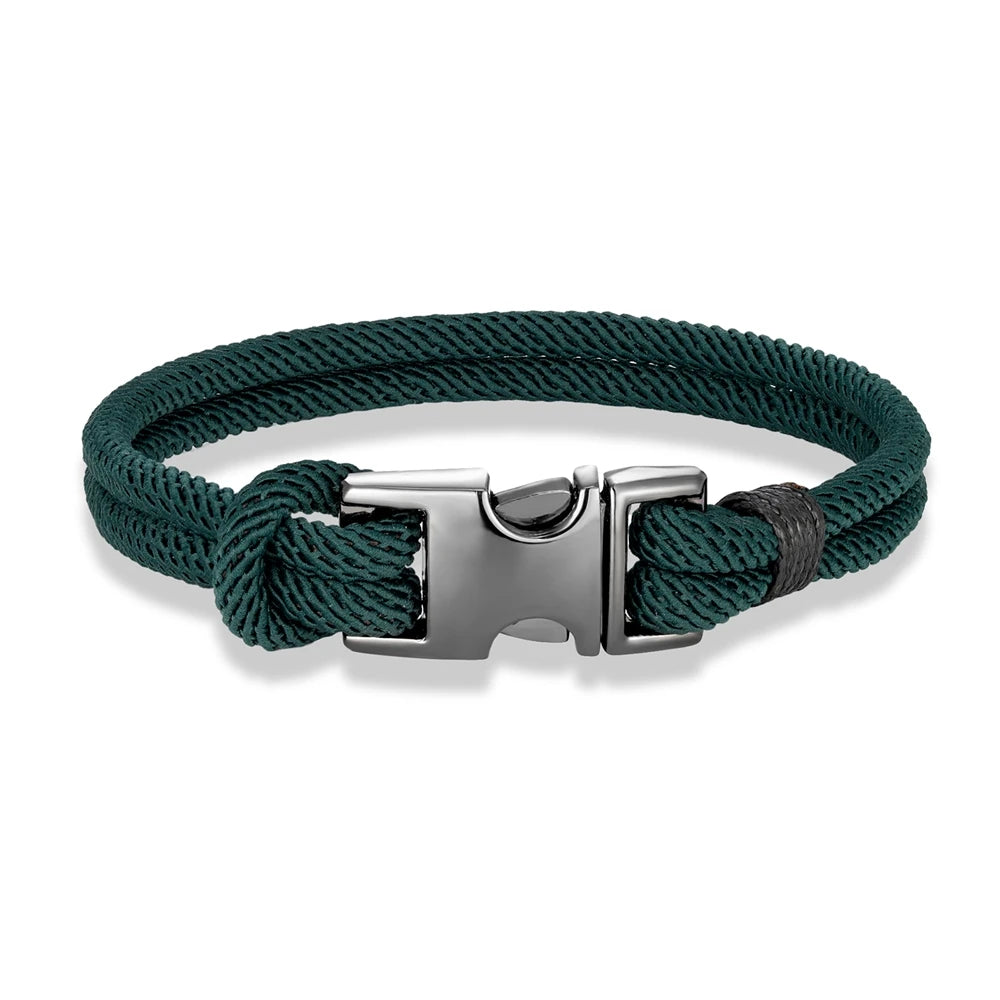 MKENDN High Quality Safty Buckle Bracelets Men Women Charm Nautical Survival Rope Bracelet Campaing Sport Outdoor Style