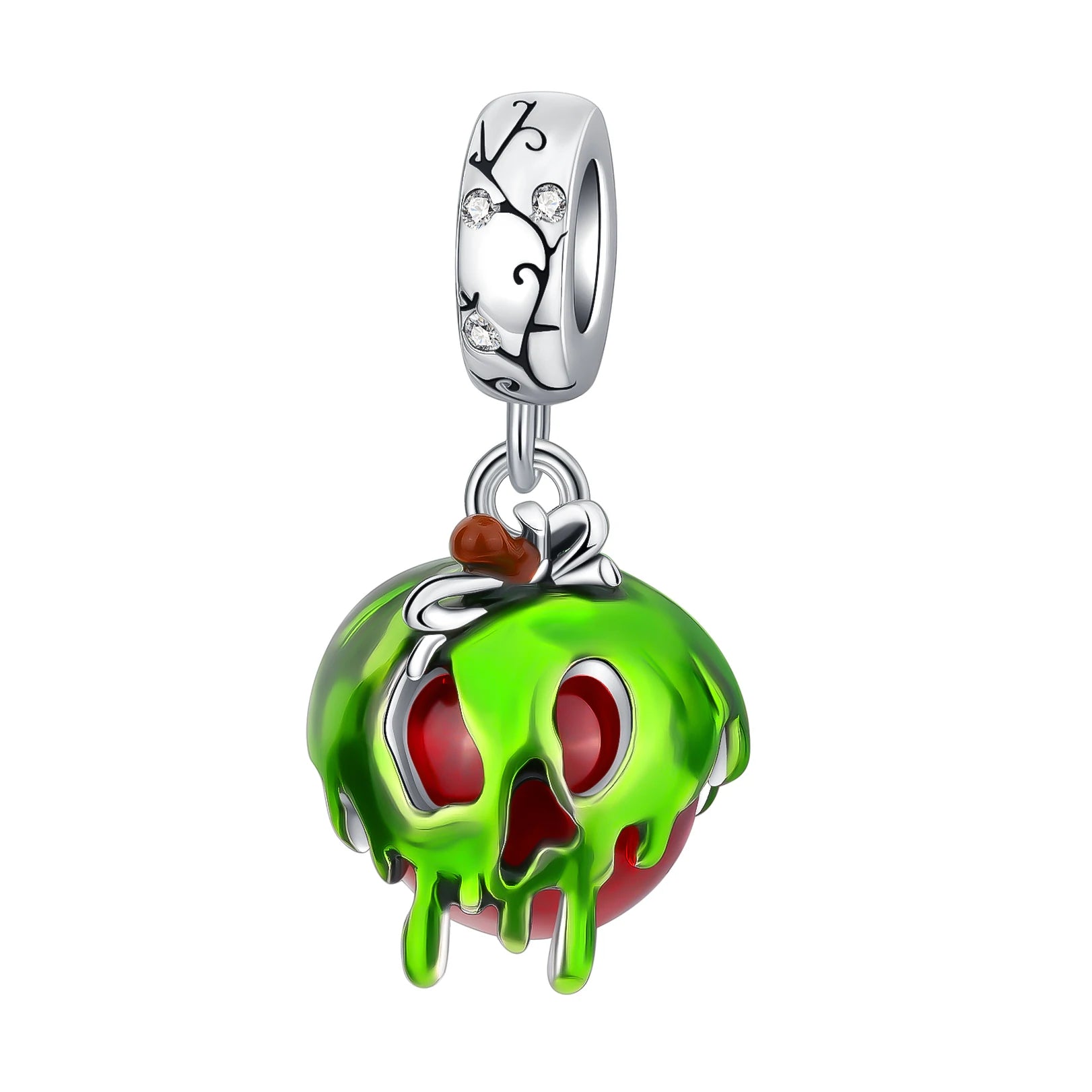 New 925 Sterling Silver Pumpkin Skull Cat Rose Halloween Beads Charms Fit Original Pandora Bracelets Women Jewelry DIY Gift