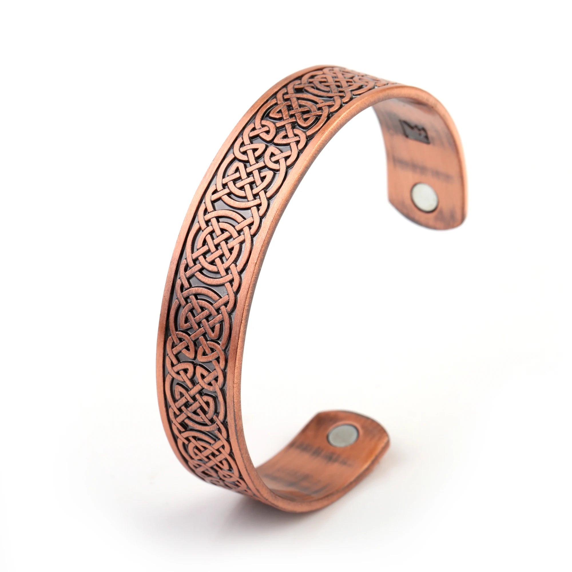 Dreamtimes Celtic Knot Pure Copper Magnetic Bracelet for Men Adjustable Cuff Energy Magnetic Bracelet Wristband Viking Bracelets