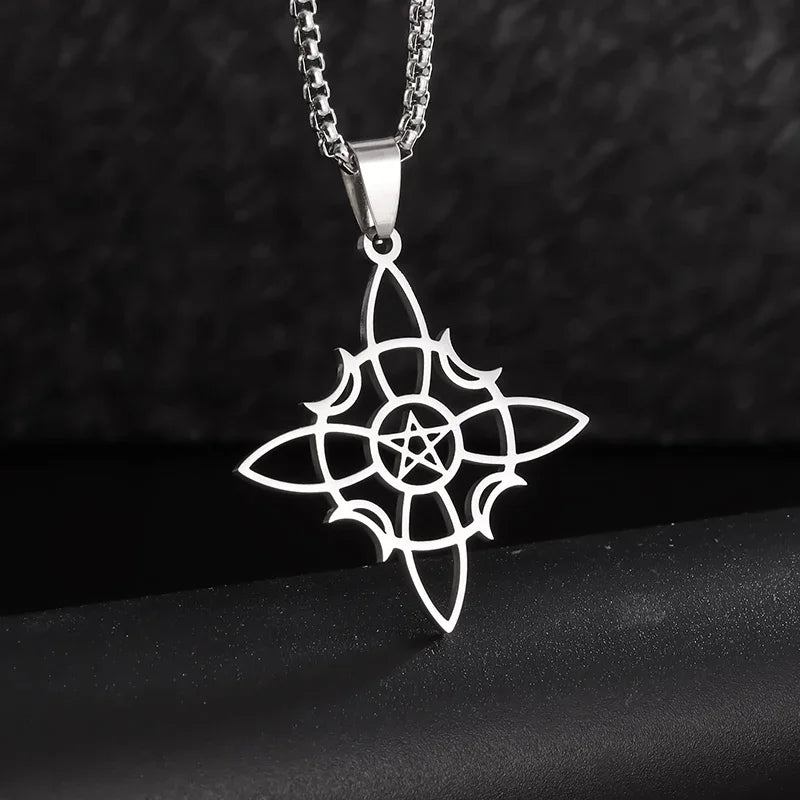 New Fashion Zircon Star of David Pendant Men Women Trend Charm Hexagonal Star Necklace Daily Casual Jewelry Gift