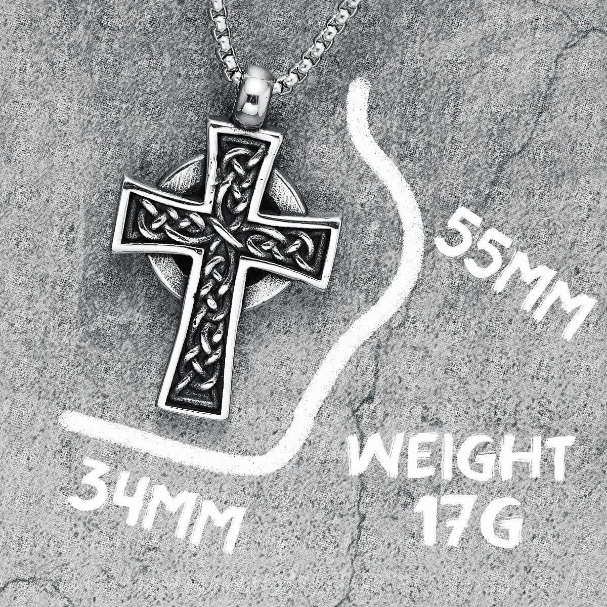 Simple Cross Men Necklace 316L Stainless Steel Pendant Chain Religion Hip Hop Rap for Friends Jewelry Best Gift Dropshipping