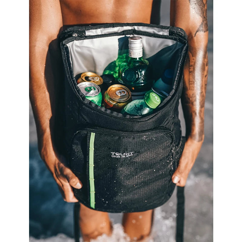 TOURIT 30 Liters Thermal Backpack for Beer Lightweight Waterproof Large Fresh Keeping Insulated Bag Cooler Backpack beach bag