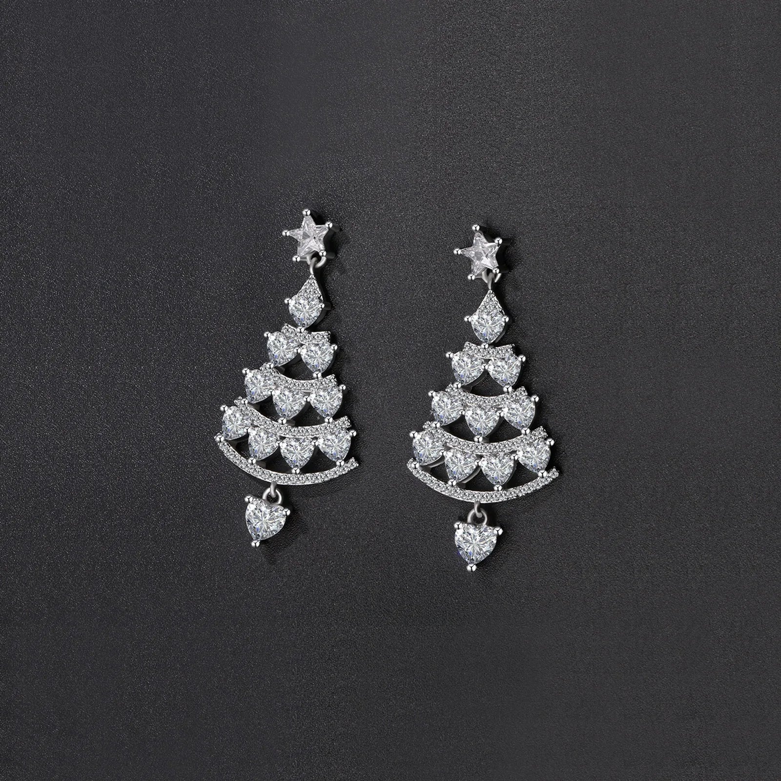 Fashion Xmas Santa Claus Drop Earrings Christmas Tree Snowflake Long Tassel Chain Earring Women Jewelry Girlfriends Gift 2023