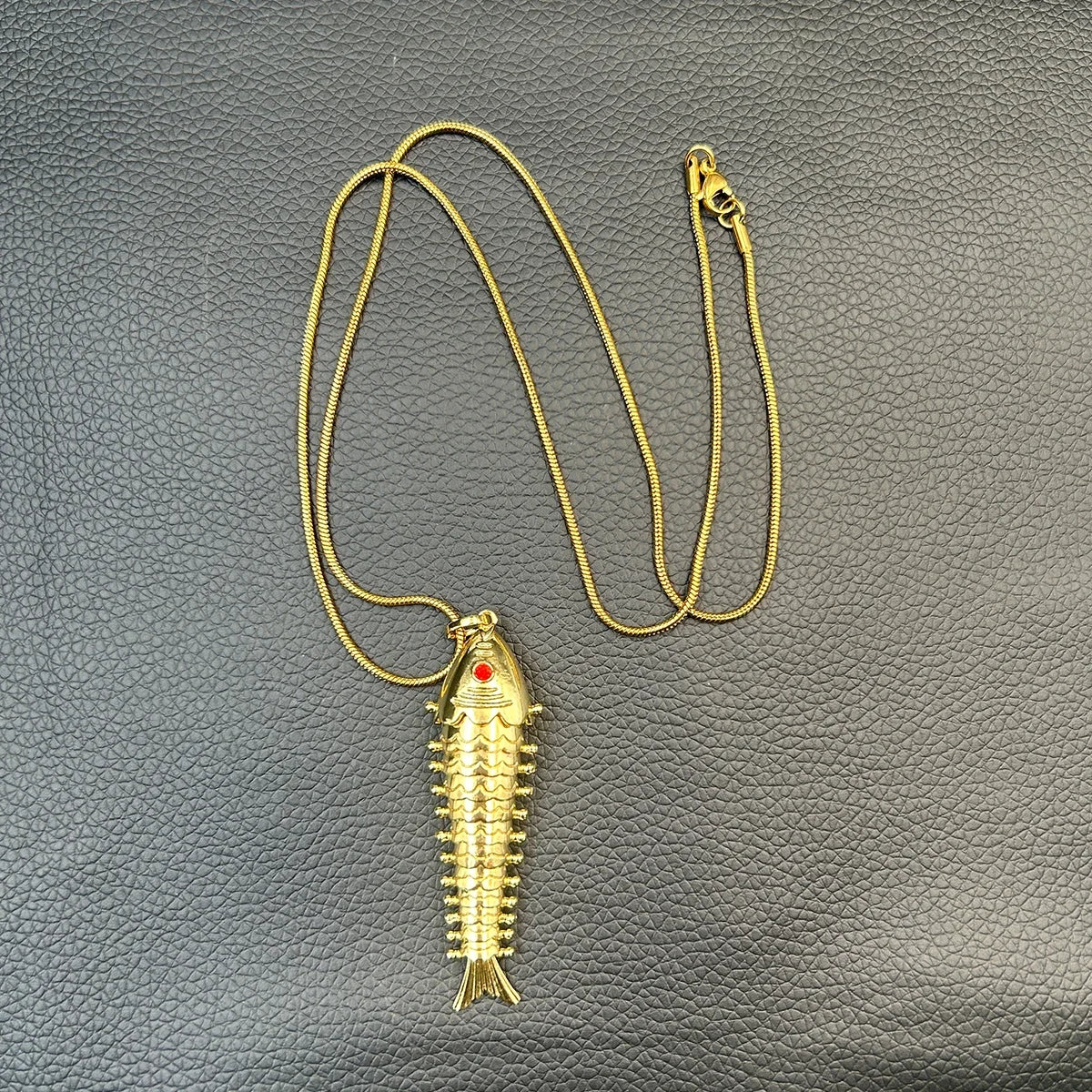 Golden Fish Necklace