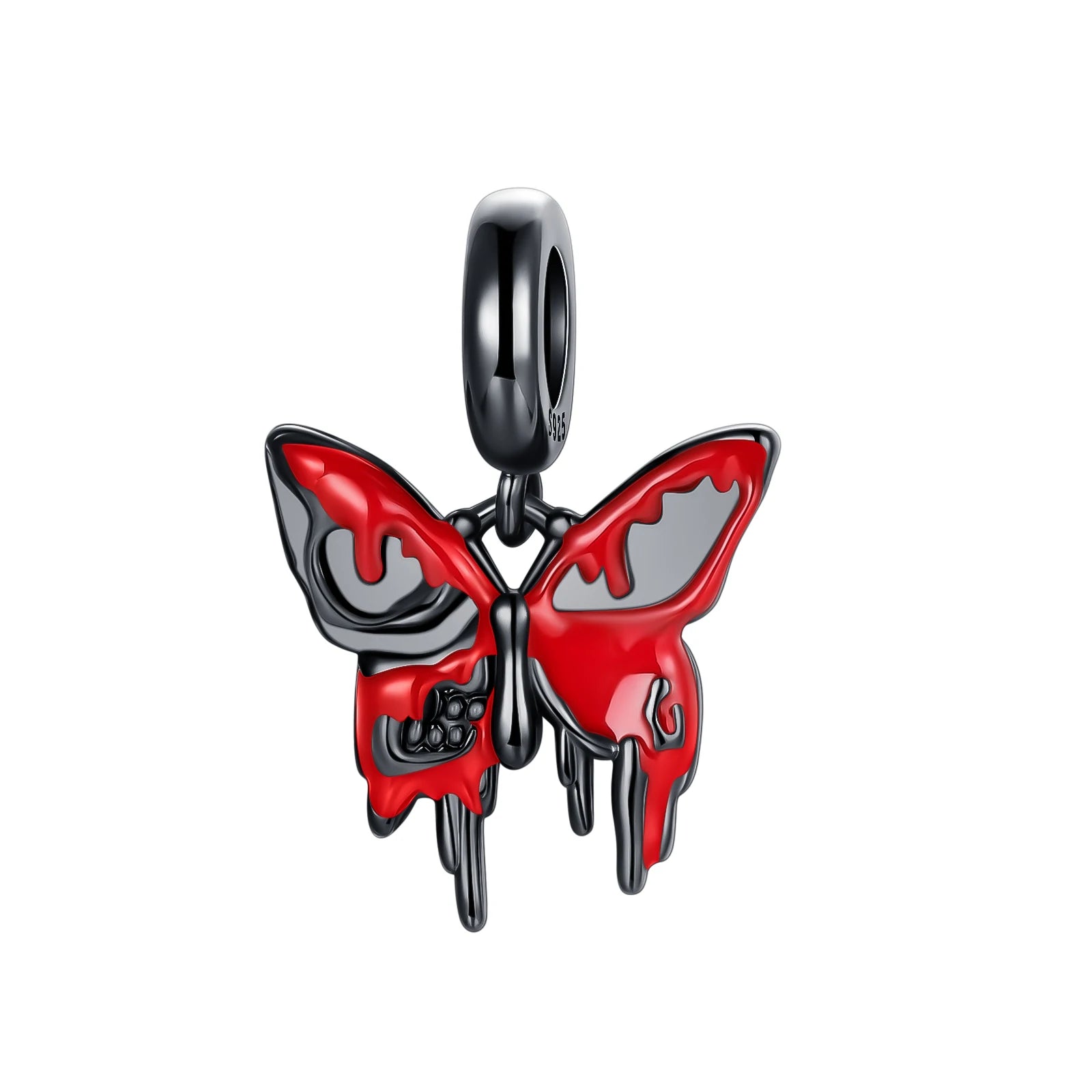 New 925 Sterling Silver Love Couple Butterfly Valentine's Day Animal Series Beads Fit Charm Bracelet Jewelry