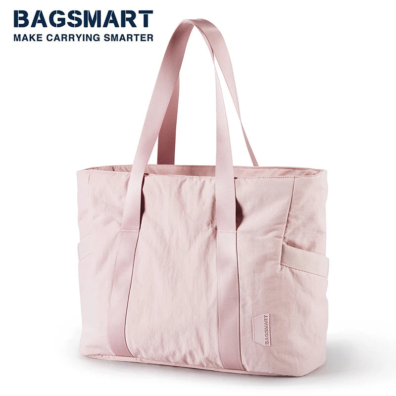 Bolso de mano para mujer, de gran capacidad, BAGSMART, bolso de hombro, bolso cruzado, bolso de mano con asa, bolsos universitarios, bolso de compras para mujer