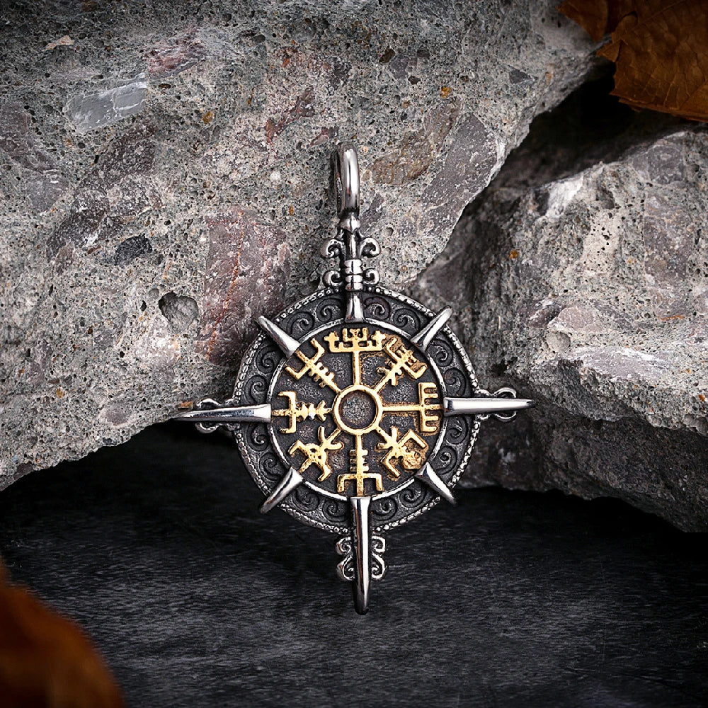 Viking Compass Necklace / Stainless Steel - Madeinsea©