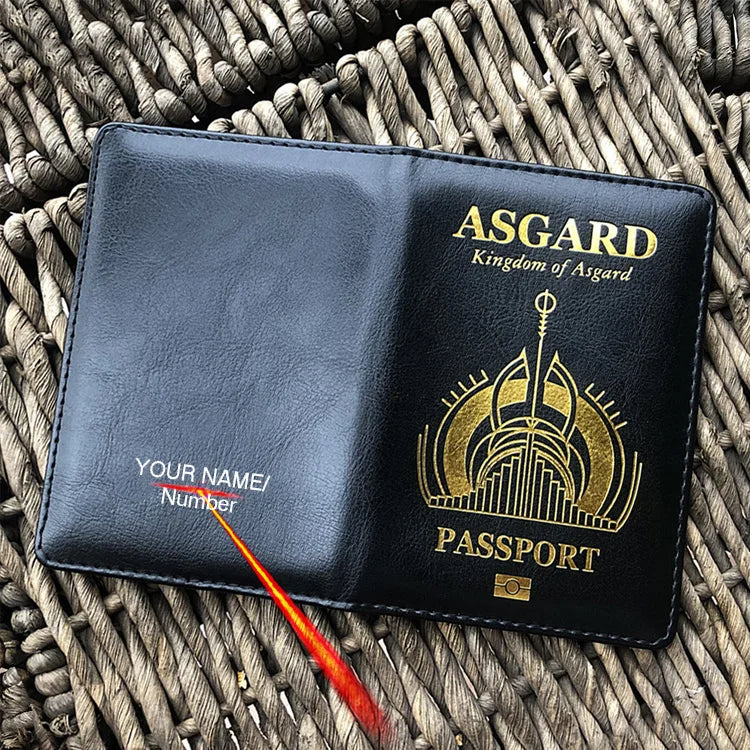 the Asgard Norse Mythology Passport Cover Vikings