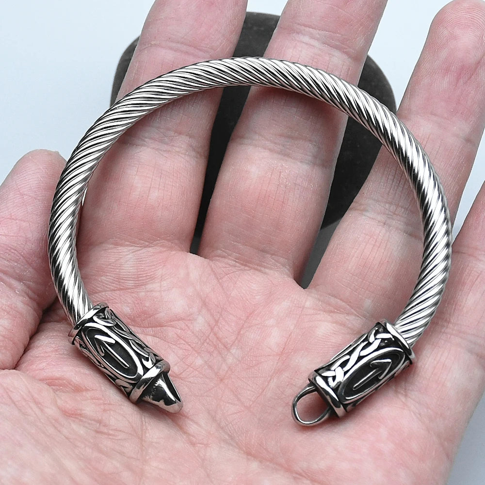 Nordic viking Rune Bracelet Never Fade Retro Bracelets Viking Bracelet Men's Jewelry