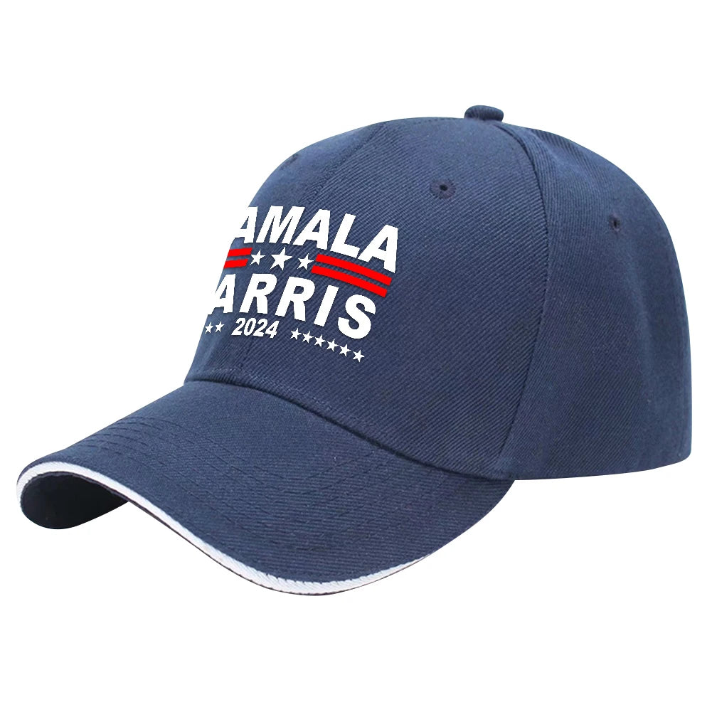 Casquette de baseball Kamala Harris unisexe, chapeau de baseball respirant et tendance, chapeau de papa politique réglable pour la randonnée et la pêche